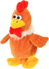 Hopearl Talking Chicken Repeats What You Say Walking Chick Electric Interactive Animated Toy Speaking Plush Buddy Gifts for Toddlers Birthday, 9''...