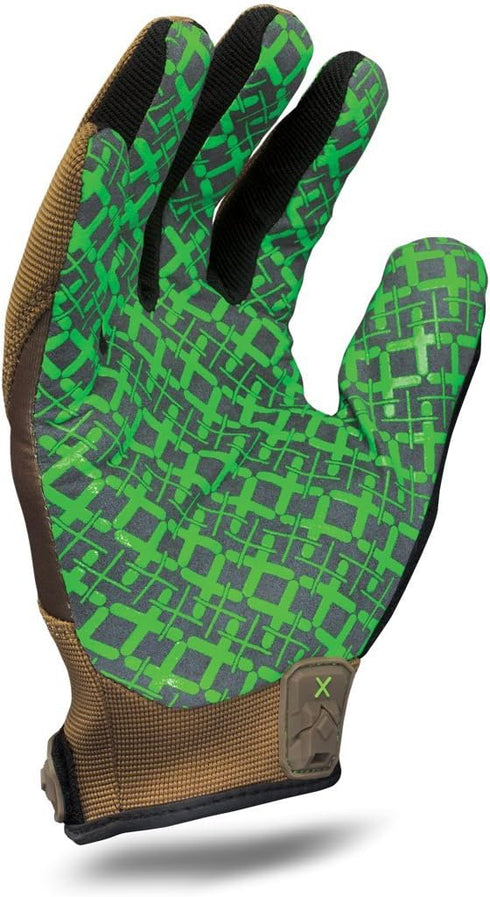 Ironclad EXO2-PGG-04-L Project Grip Gloves, Large, Brown & Green...