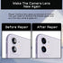 2 Sets for iPhone 11 Purple Rear Back Camera Lens Cover Replacement for iPhone11 Camera Glass Lens Frame Set Dual-Sided Adhesive with Fix Tool Rep...