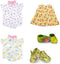 Baby Dolls Clothes for 10-11-12 Inch Alive Baby Dolls,Baby Doll Outfits Shoes Accessories for 10-12 Inch Newborn Reborn Baby Dolls(pattern-6)...