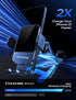 Wireless Car Charger, Phone Mount Holder Car Charger 15W Fast Charging Auto Clamping, Stick on The Dashboard for iPhone 15 14 13 12 11, Samsung Ga...
