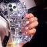 Bonitec Compatible with iPhone 13 Pro Max Case for Women 3D Glitter Sparkle Bling Case Luxury Shiny Crystal Rhinestone Diamond Bumper Clear Gems C...