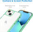 JETech Case for iPhone 13 6.1-Inch, Non-Yellowing Shockproof Phone Bumper Cover, Anti-Scratch Clear Back (Midnight Green)...