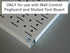 Wall Control Pegboard 8in Accessory Hanger Tool Holder Bracket Pegboard Accessory for Wall Control Pegboard and Slotted Tool Board – White...