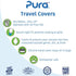 Pura Kiki Nipple/Spout Silicone Travel Covers - Pura Lids Compatible | Plastic-Free, Medical Grade, MadeSafe Certified | Prevents Leaks & Spills, ...