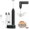 Milk Frother Handheld, USB-C Rechargeable Coffee Frother Wand, Electric drink mixer with Charging Base&3 Heads,3 Speeds Adjustable, Electric Whisk...
