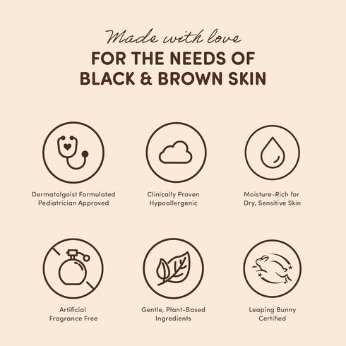 PROUDLY All Over Balm by Gabrielle Union & Dwyane Wade, Helps Relieve Cradle Cap & Eczema, for Black & Brown Babies, Dry, Sensitive Skin, Frangran...