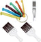 4 Pcs Air Conditioner Fin Cleaner Set Include 2 Pcs Fin Comb Condenser 2 Pcs Coil Cleaning Brush Condenser Fin Straighteners Stainless Steel Radia...