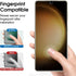 amFilm [2+2 Pack Samsung Galaxy S23+/S23 Plus 6.6'' Privacy Screen Protector with Camera Lens Protector, Anti Spy Hybrid Film, Fingerprint ID Comp...