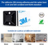50 Set Cable Zip Tie Self Adhesive Mounts Kit with 6" Zip Ties, 3/4" Wire Holders Squares, Screws - Sticky Wire Fasteners Cable Clips Management A...