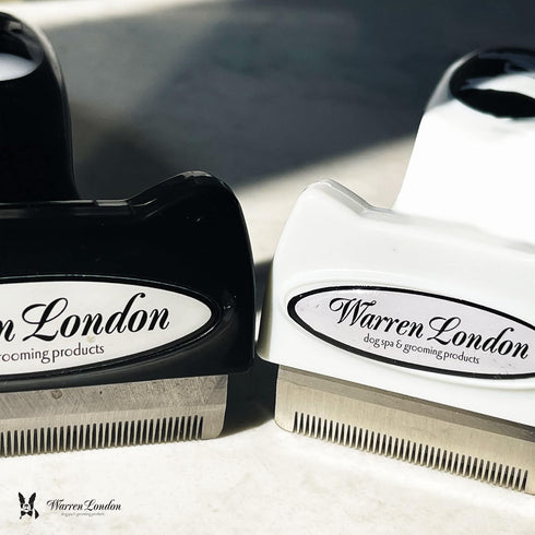Deshedding Dog Brush by Warren London | Stainless Steel Deshedding Tool | Short Hair - Medium...