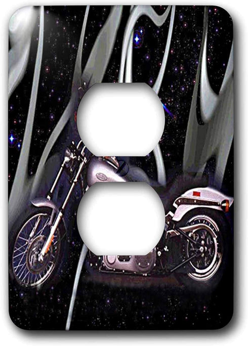 3dRose lsp_145_6 Picturing Harley Davidson Motorcycle Light Switch Cover...