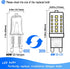 G9 LED Bulb Dimmable 5W 6000K Daylight Bright White, G9 40 Watt Halogen Replacement, AC120V G9 Bipin Base LED Bulbs for Chandelier Light, 0-100% D...