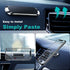 2PCS Magnetic Phone Car Mount with Metal Plates, Car Phone Holder, Universal Mobile Phone Automobile Cradles for Dashboard Air Vent, Suitable for ...