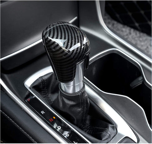 Ramecar for Honda Civic 2022-2024, for Accord 10th Gen 2018 2019 2020 2021 2022 2023 2024 Gear Shift Knob Cover Shifter Trim ABS Carbon Fiber...