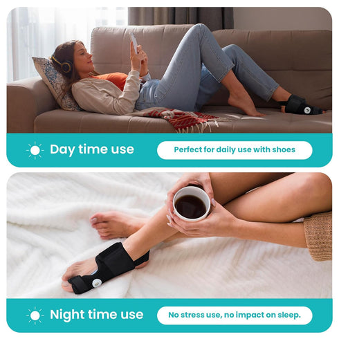 Bunion Corrector for Women & Men - 1 Pair Adjustable Splint Brace with Soft Gel - Pain Relief Bunion Pads & Toe Straightener with Non-Slip Strap...