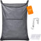 Hanging Laundry Hamper,Door Hanging Hamper with Width Opening, Over the Door Laundry bag with hooks, Laundry Collector and Over Door Storage Bag (...