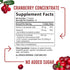 Cranberry Concentrate Extract Supplement for Women & Men + Vitamin C & E - 25,200mg Formula for Urinary Tract Health Support, Non-GMO and Gluten F...