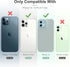 CellEver Heavy-Duty Silicone Case for iPhone 12/12 Pro - Two Shatterproof Glass Screen Protectors, Military Drop Protection, Scratch-Free Interior...