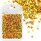 Four-Pointed Star Nail Art Glitter Sequins, 1Pack 3D Holographic Nail Art Glitter Flakes Laser Gold Thin Nail Art Sequins Star Acrylic Nails Suppl...