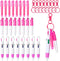 36 Pcs 9 Set Mini Highlighter Nurse Pen Pack Set Nurse Pens for Badge Include 9 Mini Highlighters, 9 Marker, 9 Retractable Ball Pen, 9 Nursing Key...