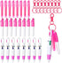 36 Pcs 9 Set Mini Highlighter Nurse Pen Pack Set Nurse Pens for Badge Include 9 Mini Highlighters, 9 Marker, 9 Retractable Ball Pen, 9 Nursing Key...