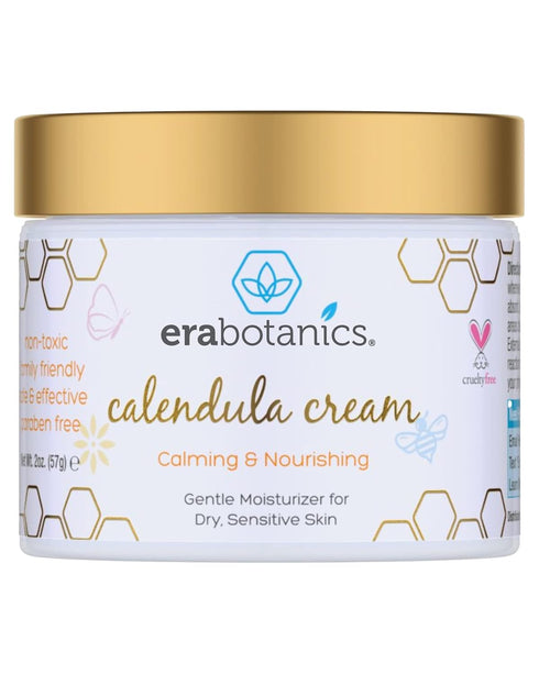 Era Organics Baby Moisturizing Cream - Soothing and Nourishing Calendula Cream with Cocoa Butter, Rosemary and More - Baby Face Cream and Baby Moi...