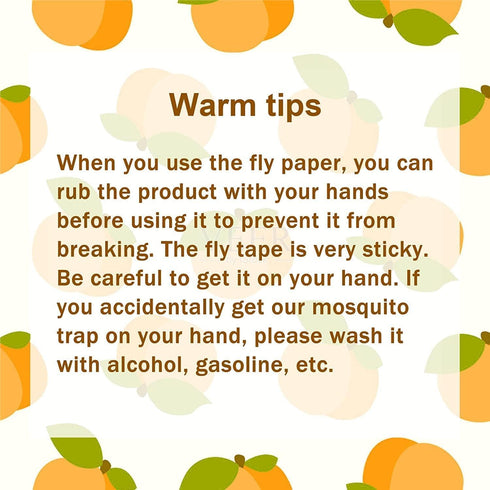 40 Packs Fly Strips, Fly Traps Indoor/Outdoor for Home Hanging, Fly Ribbon Tape Paper, Sticky Gnat Killer Traps Catcher for Fruit Flies, Bug, Inse...
