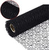 Mesh Ribbon Roll Spider Web Deco Ribbon Lace Net Jute Mesh Trim Ribbon Gauze Roll for DIY Craft Flower Packaging Door Curtain Background (Black)...