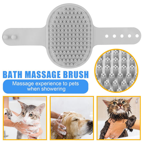 Pet Grooming Kit with Pet Shedding Slicker Brush, Bath Massage for Rabbit, Puppy, Kitten, Pet Grooming Kit With Multiple Combinations, Pet Supplie...
