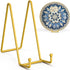 TR-LIFE 8 Inch Large Plate Stands for Display - Metal Plate Holder Display Stand + Frame Holder Stand for Picture, Decorative Plate, Platter, Plaq...