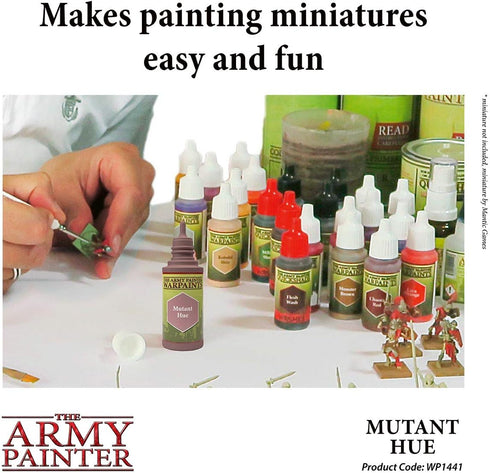 The Army Painter Mutant Hue Warpaint - Acrylic Non-Toxic Heavily Pigmented Water Based Paint for Tabletop Roleplaying, Boardgames, and Wargames Mi...