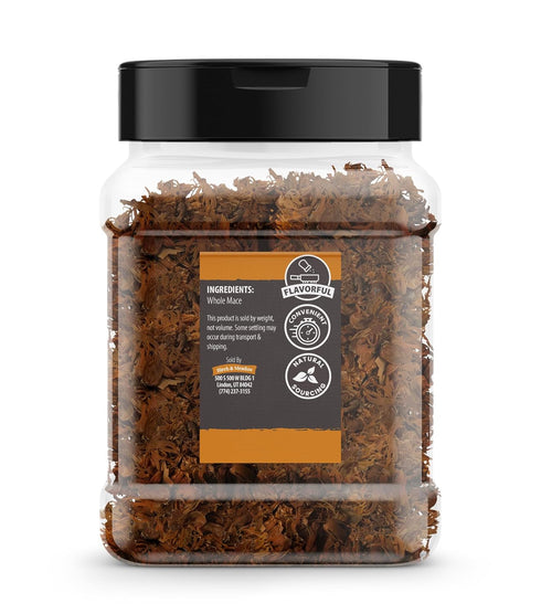 Birch & Meadow Whole Mace, 4 oz, Warm & Versatile, Hints of Nutmeg, Curries & Desserts...