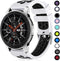 Lerobo 22mm Watch Band Compatible with Samsung Galaxy Watch 46mm/Galaxy Watch 3 45mm/Gear S3 Classic/Frontier,22mm Soft Silicone Breathable Watch ...