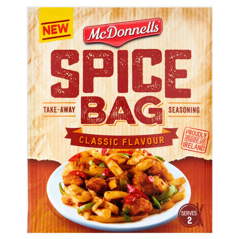 2 sachets of McDonnells Spice Bag Classic Flavour Seasoning Mix 40g each...