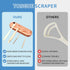 Tongue Scraper, 100% Surgical Stainless Steel Tongue Cleaner for Both Adults and Kids, Professional Reduce Bad Breath Metal Tongue Scrapers, Help ...