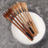 Honey Dipper Stick -Natural Wood Long Handle Spoons for Coffee, Tea Stirring Spoons -Dessert Iced Tea Cocktail Mixing Spoons for Home Kitchen -Che...