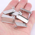 20pcs Stainless Steel 10x25mm Rectangle Cabochon Earring Setting Blanks Studs DIY Post Earring Base Bezel Pins for Jewelry Making Supplies...