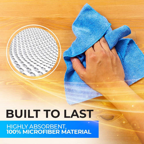 Fuller Brush Microfiber Everyday All Home Cloths 19410 (10 Multi-Colored Cloths)...