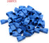 RilexAwhile 100 Pcs Blue Soft Plastic CAT5E CAT6 Ethernet RJ45 Cable Cap Connector Boots Plug Cover Strain Relief Boots (Blue)...