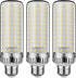 35W LED Light Bulb, E26 Base LED Lamp, 280 Watt Equivalent, 3500 Lumens, Daylight White 6000K, Non-Dimmable (3-Pack...