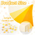 Bouiexye 540 Sheets Star Paper, Yellow Solid Color Gradient Color Paper Star Strips Double Sided Lucky Origami Star Paper Strips for Hand Art Craf...