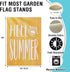 Hello Summer Yellow Small Decorative Garden Flag, Sun Sunshine Yard Lawn Outside Decor, Seasonal Burlap Outdoor Home Decoration Double Sided 12 x ...