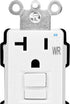Amazon Basics Weather-Resistant GFCI Receptacle with LED Indicator, 20 Amp, White...