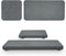 4-Set Water Absorbent Diatomite Earth Drying Mats - 2 Large & 2 Small Trays with Anti-Slip Pad, Sandpaper. Ideal for Kitchen Counter, Under Plants...