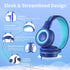 POWMEE P10 Kids Stereo Headphones with Microphone for Children Boys Girls,Adjustable 85dB/94dB Volume Control Foldable On-Ear Headphone for School...