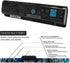 10.8V 48WH PA5024U-1BRS Battery Replace for Toshiba Satellite C55-A C55T C855 C855D L855 L875 S855 P855 Series C55-A5300 P855-S5312 PA5109U-1BRS L...