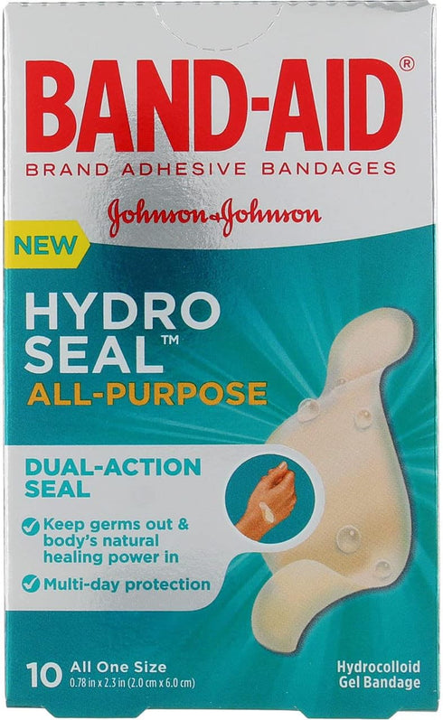 Band-Aid Hydro Seal All Purpose, 10 Count(One Size) Each(Pack of 5)...