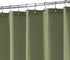 N&Y HOME Fabric Shower Curtain or Liner with Magnets Sage Green - Hotel Quality, Machine Washable, Water Repellent - Sage, 72x72...