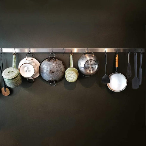 30 Pack Black S Hooks Steel Hanging Hooks Heavy Duty S Hanger Hook Metal Kitchen Pot Rack Hooks Closet Hooks for Hanging Pan, Cups, Jeans, Plant...